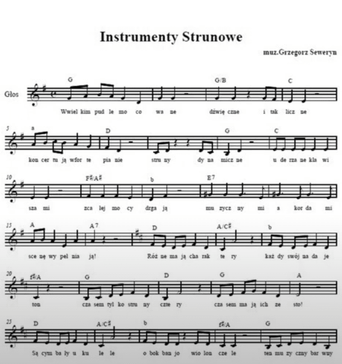 Instrumenty Strunowe